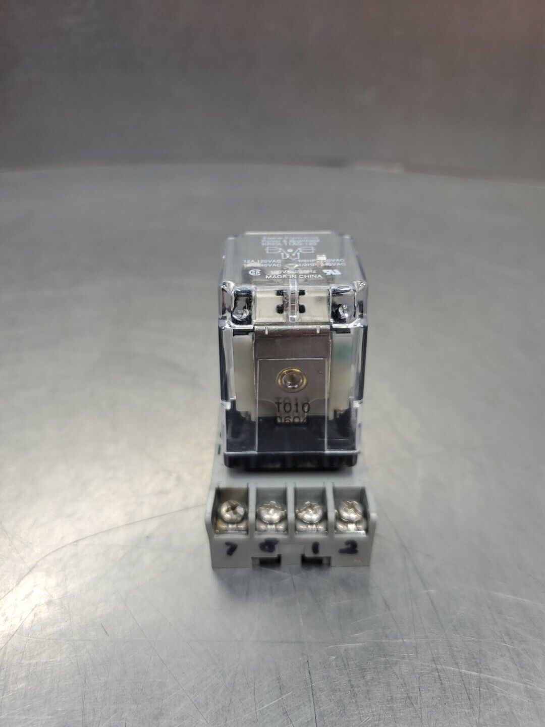 POTTER & BRUMFIELD KRPA-11AG-120 12A 120V Relay w/SR2P-06 Base.            4D-20