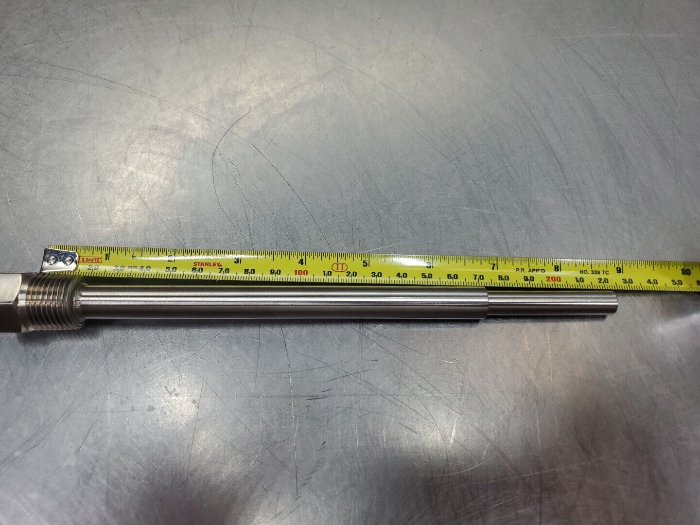 REOTEMP 62395A 0-200°C  Thermometer, 5" FACE, 8-3/4" STEM                   6D-8