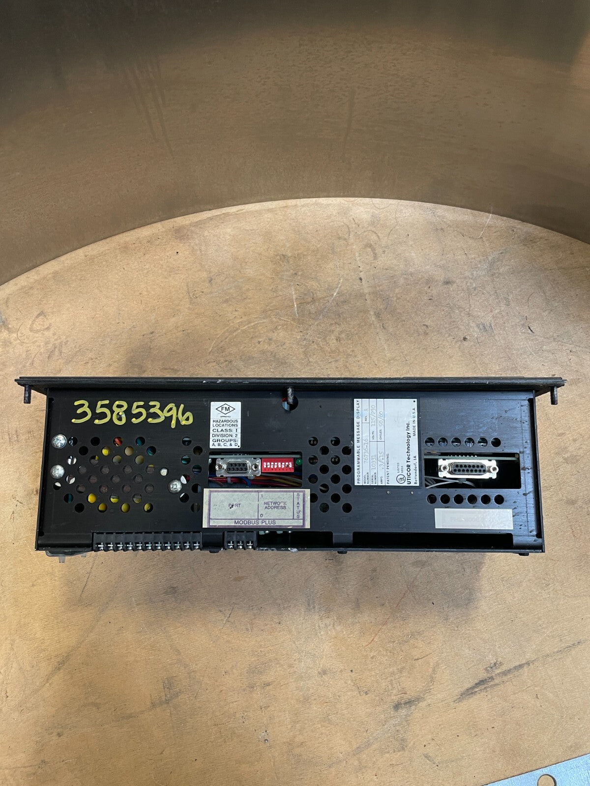 Uticor Technology 76736-16 Black 115/230 Volts Programmable Message Display