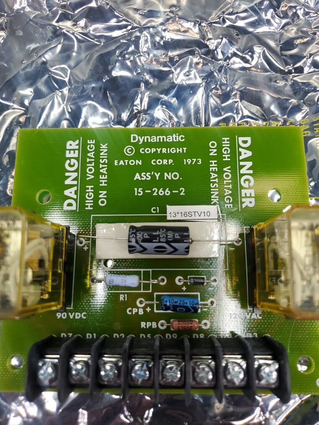 DYNAMATIC 15-266-2 CIRCUIT BOARD.                                           3D-5