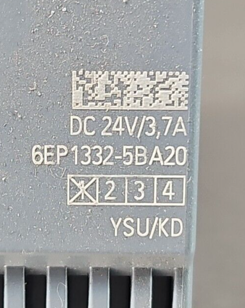 SIEMENS 6EP1332-5BA20 24VDC 3.7A Power Supply                            loc4A14