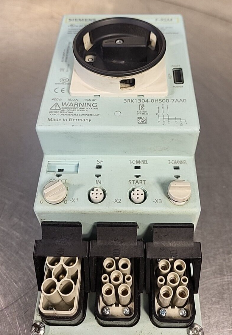 Siemens 3RK1304-0HS00-7AA0  Elec. Starter Soft  F-RSM  (BIN 4.5.4)