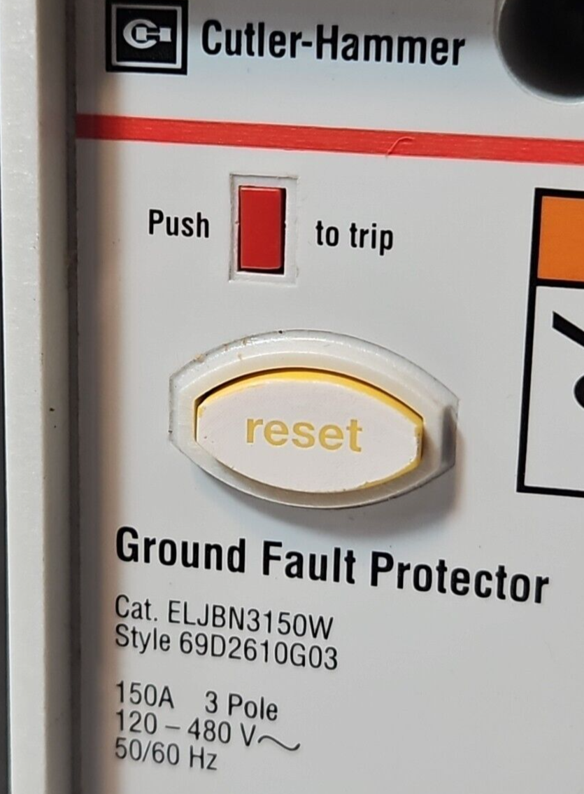 Eaton Cutler-Hammer ELJBN3150W Ground Fault Protector                   (BIN453)