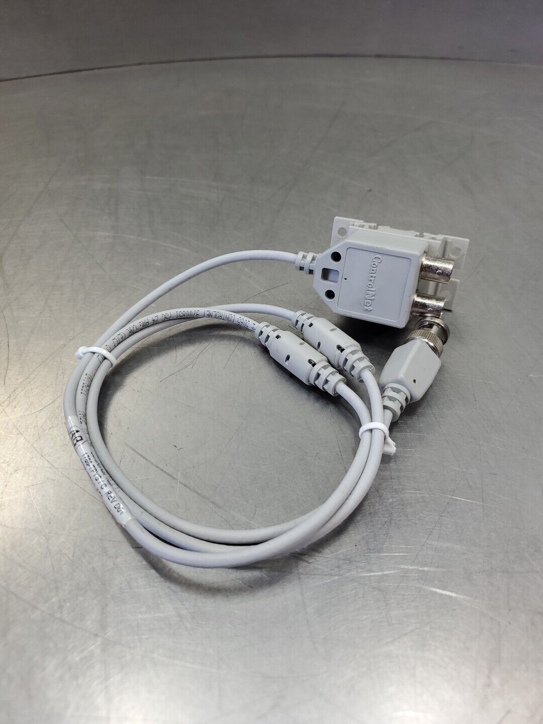 ALLEN BRADLEY 1786-TPYS/C ControlNet Coax Y Tap Straight BNC Cable.        3D-17
