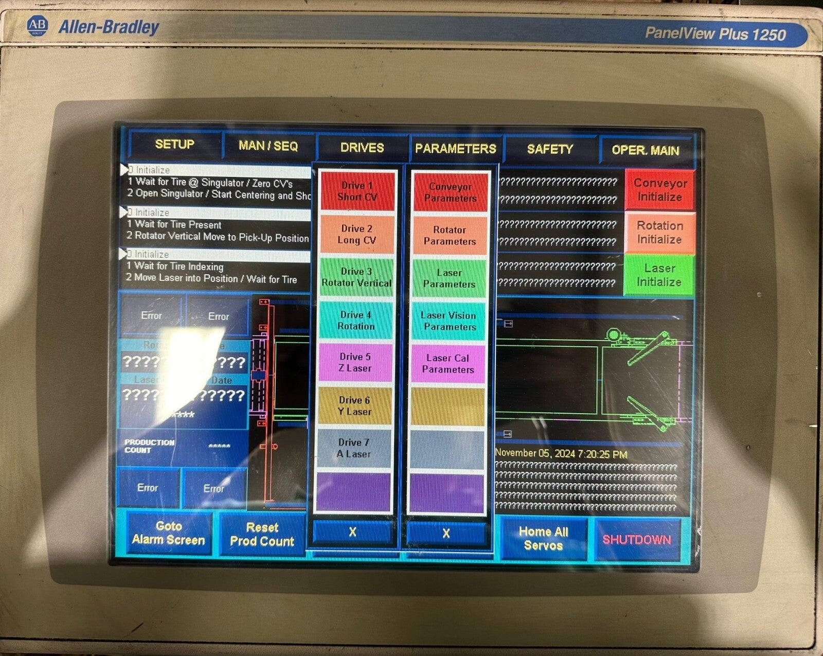 Allen Bradley 2711P-RDT12C Ser C  PanelView Plus 1250 12.1" Display     (BIN751)