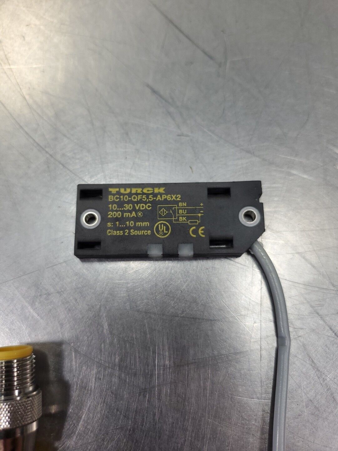 TURCK BC10-QF5.5-AN6X2-0.2M-RS 4T Proximity Switch.                        5E-19