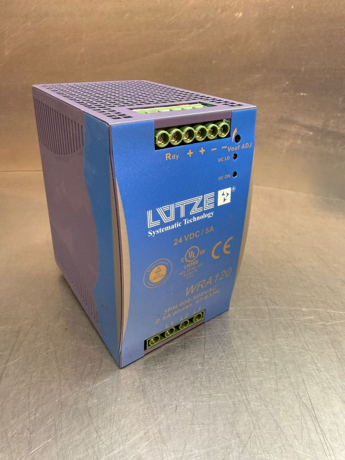 Lutze Power Supply 722803 WRA120-24                                (7.2.1)