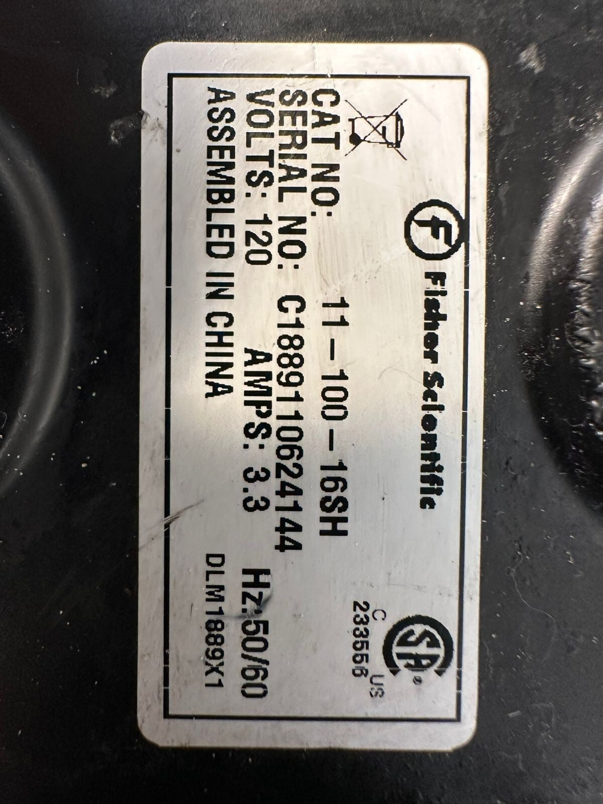 Fisher Scientific 11-100-16SH Isotemp Digital Hot Plate/Stirre (4.1.2)