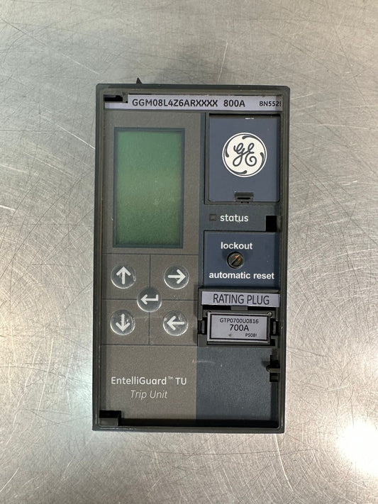 Ge GGM08L4Z6ARXXXX 800A Rating Plug Entelli Guard TU GTP0700U0816 (4.5.1)