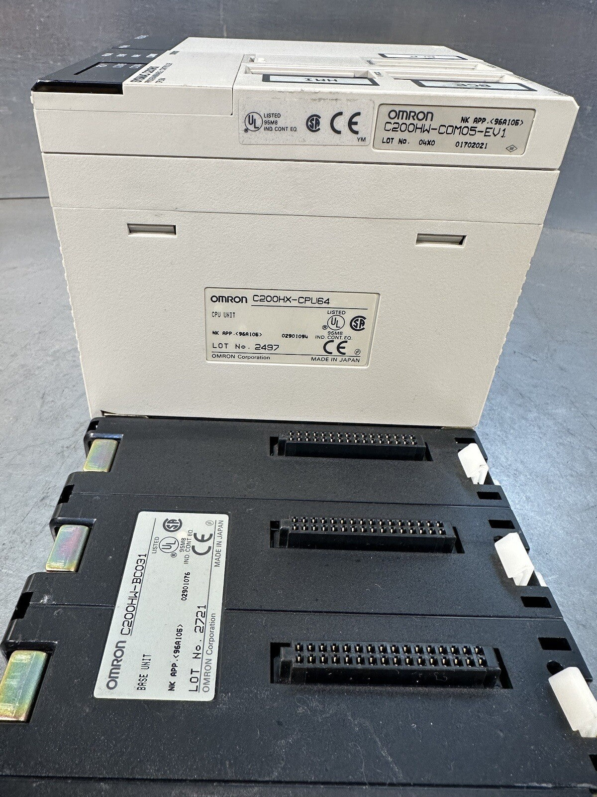 Omron, C200HX, Sysmac, Programmable Controller, 4 Input Or 3 Output Units(1.2.5)