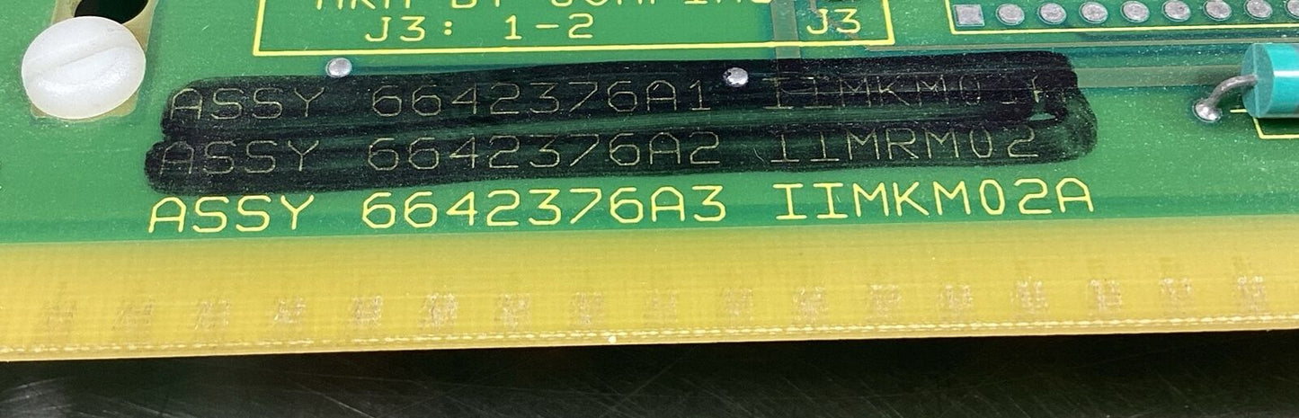 ABB Bailey  6642376A3 IIMKM02A  + 2 (ea) Elographics E271-150C  Board      3C-27