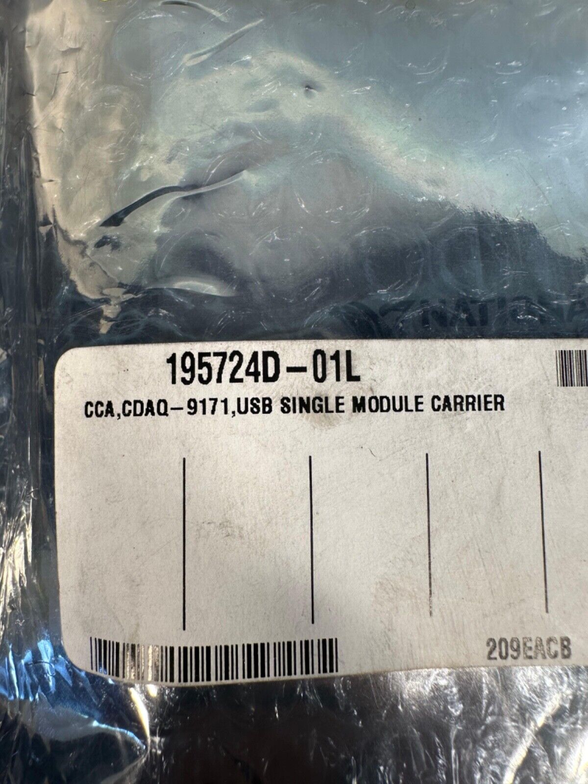 National Instruments cDAQ-9171 CompactDAQ Chassis, 195724D-01L  (3D-8)