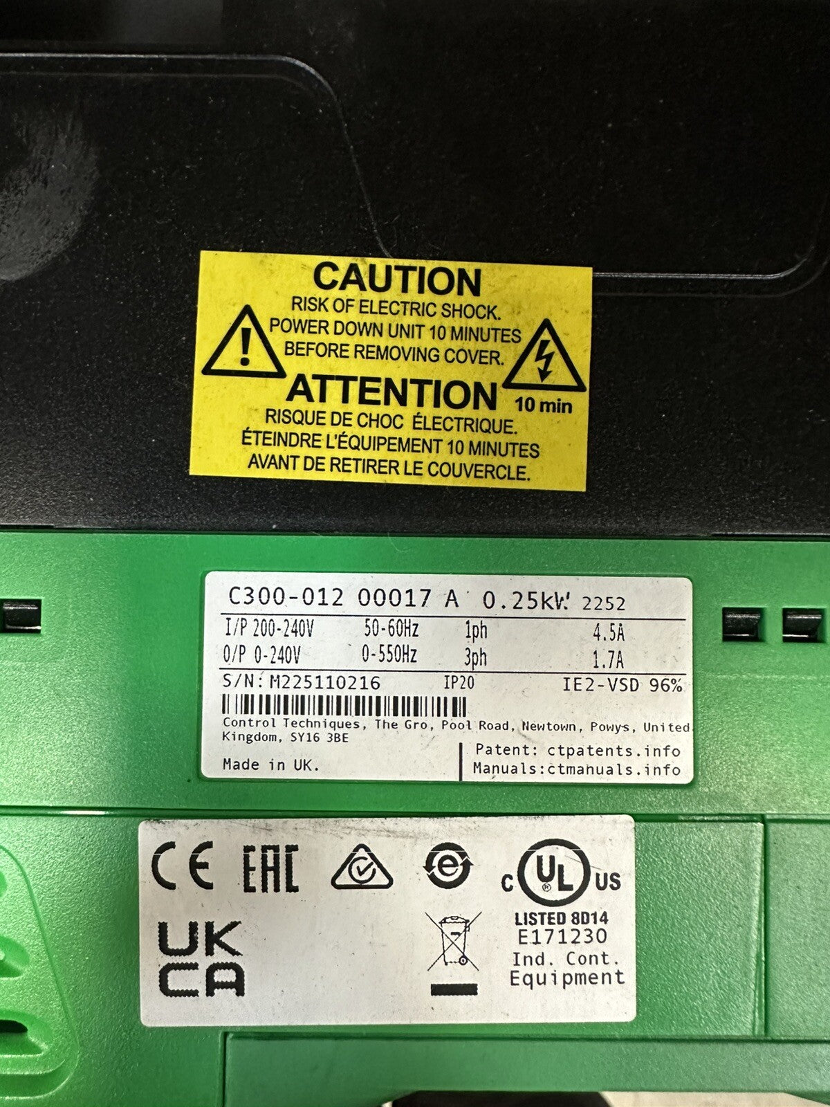 New NIDEC CORP C300-01200017A/ C30001200017A (6.4.4)