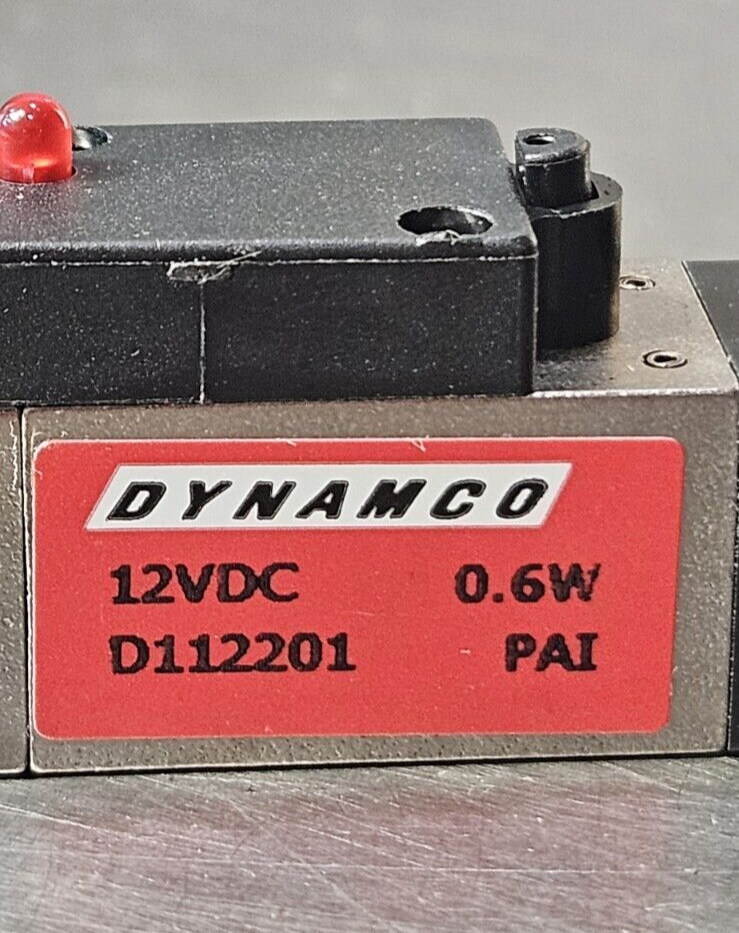 Dynamco D112201 12VDC 0.6W Solenoid Valve                               (BIN743)