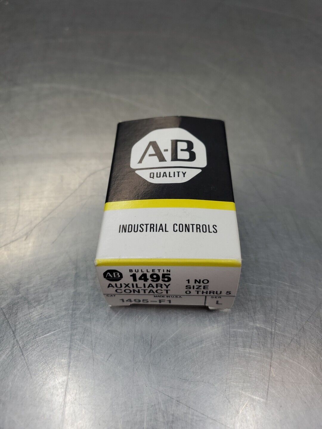 Allen-Bradley 1495-F1 Ser L Auxiliary Contact, 1 NO.                       4E-36