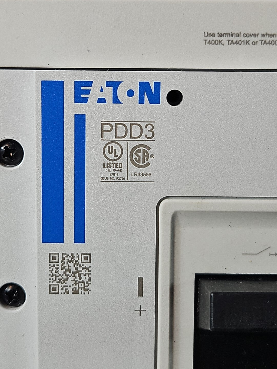 Eaton PDG3XTFA30400 Circuit Breaker                                     (BIN454)