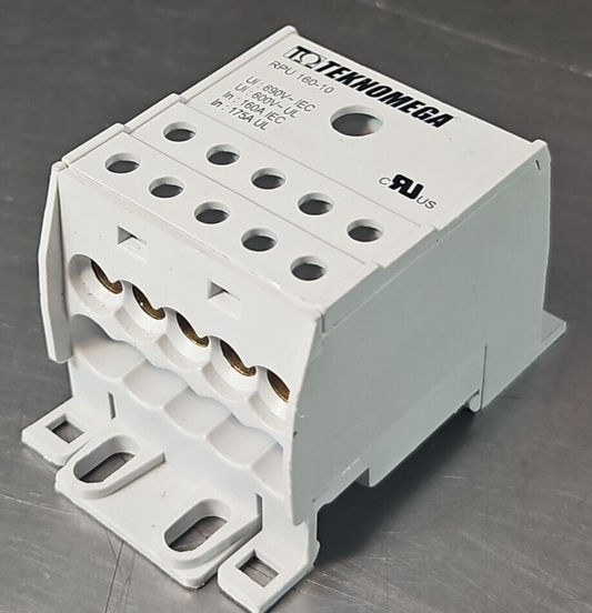 Teknomega RPU 160-10 Power Distribution Terminal Block                   loc4B11