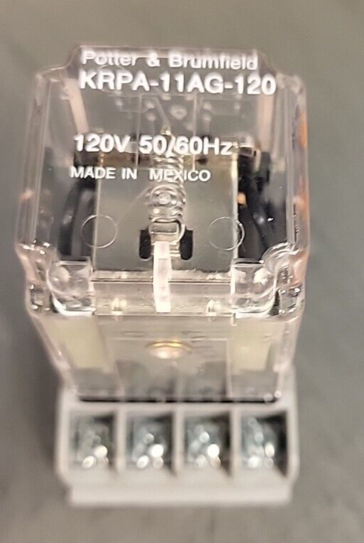 Potter & Brumfield   KRPA-11AG-120    120V 50/60Hz  (BIN 3.5.1)