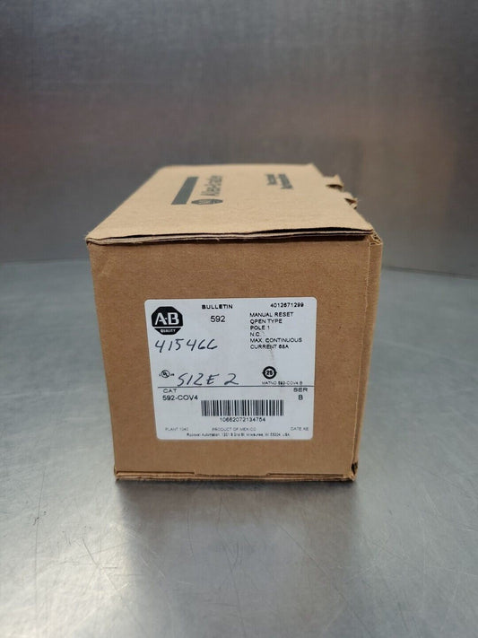 Allen Bradley 592-COV4 Ser B Overload Relay, Manual                        4B-43