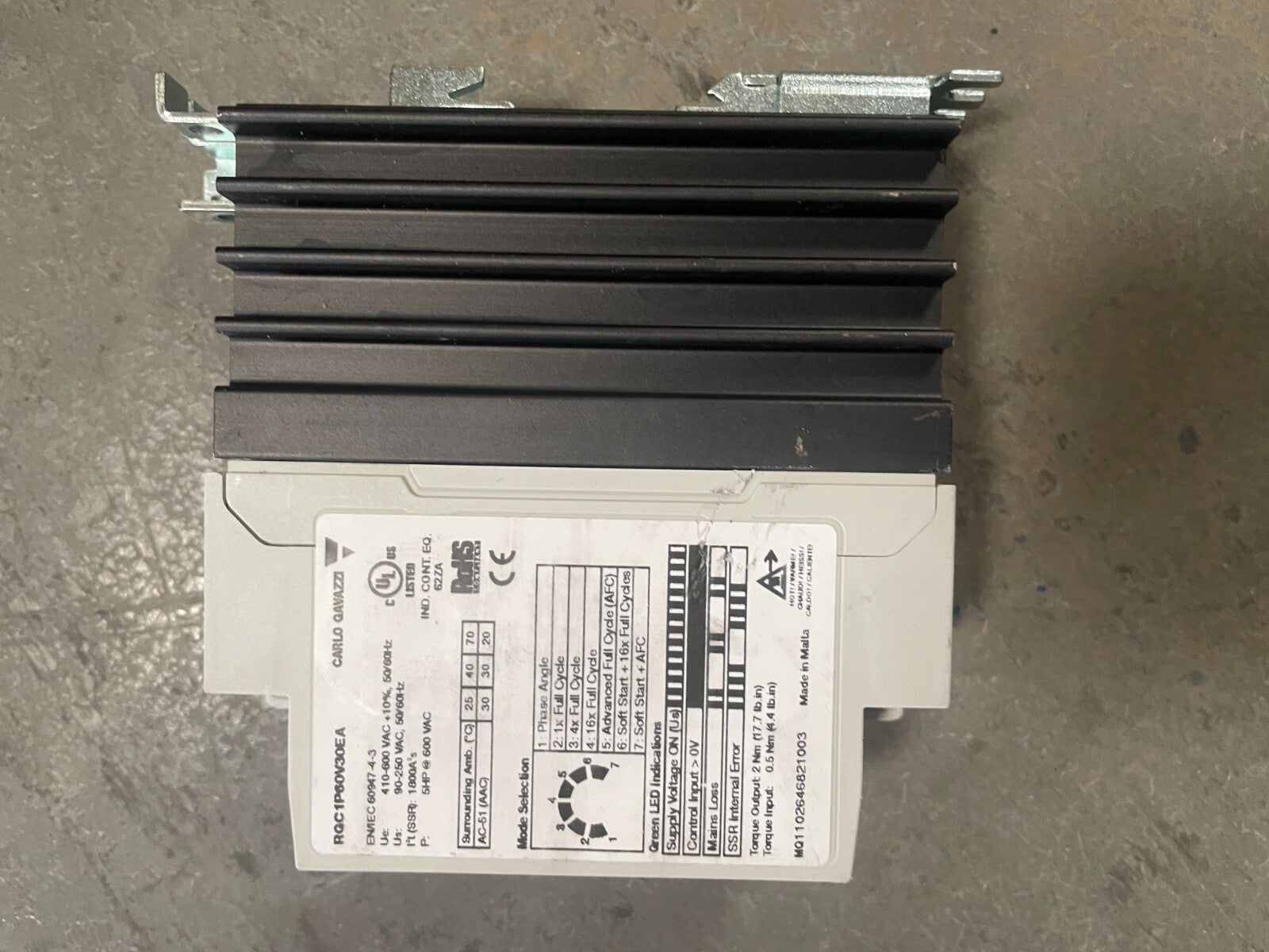 CARLO GAVAZZI Solid State Relay  RGC1P60V30EA @1E