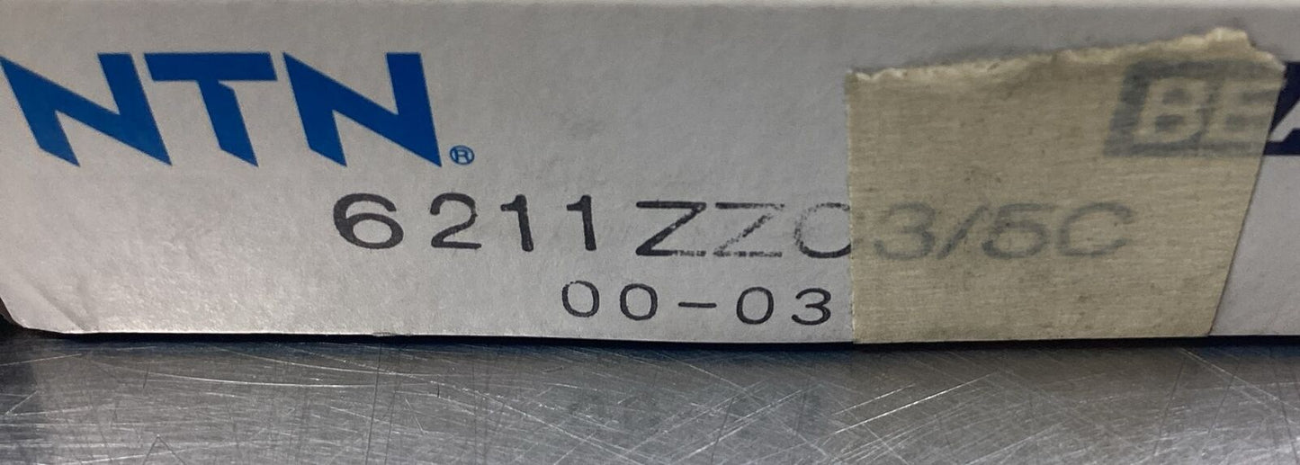 NTN  6211ZZC3/5C  RADIAL BALL BEARING  6211C3       6B-2