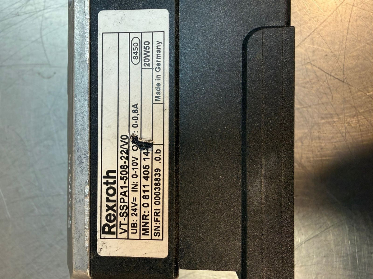Rexroth VT-SSPA1-508-22/V0 Valve Amplifier            (3.5.2)