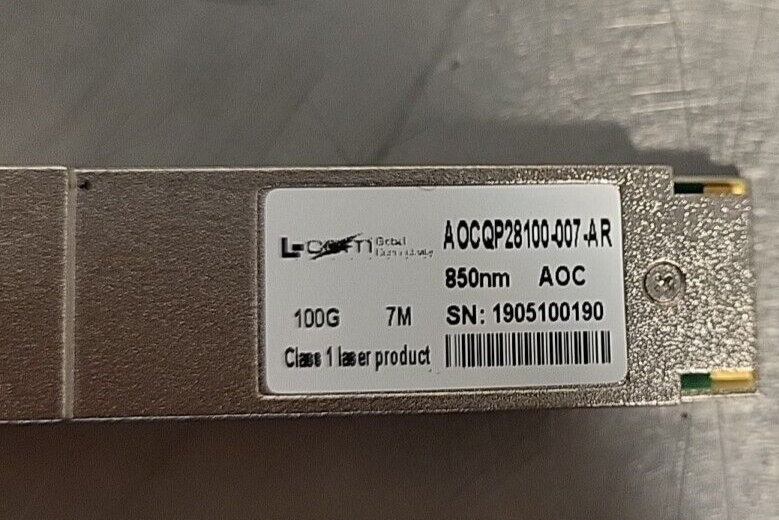 Active Optical Cable QSFP28 100Gbps, 7M, Arista Compat\AOCQP28100-007-AR(BIN461)