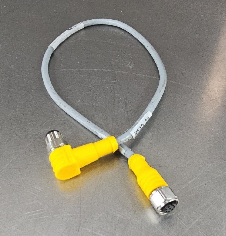 Turck U-46152 RKCV 8T-0.5-WSCV 8T/S618 Cord Set - 18 Inches                 5A-6