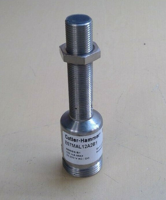 Cutler-Hammer ( Eaton ) E57MAL12A2B1 Ser. B1 Proximity Switch Sensor      5E-1/2