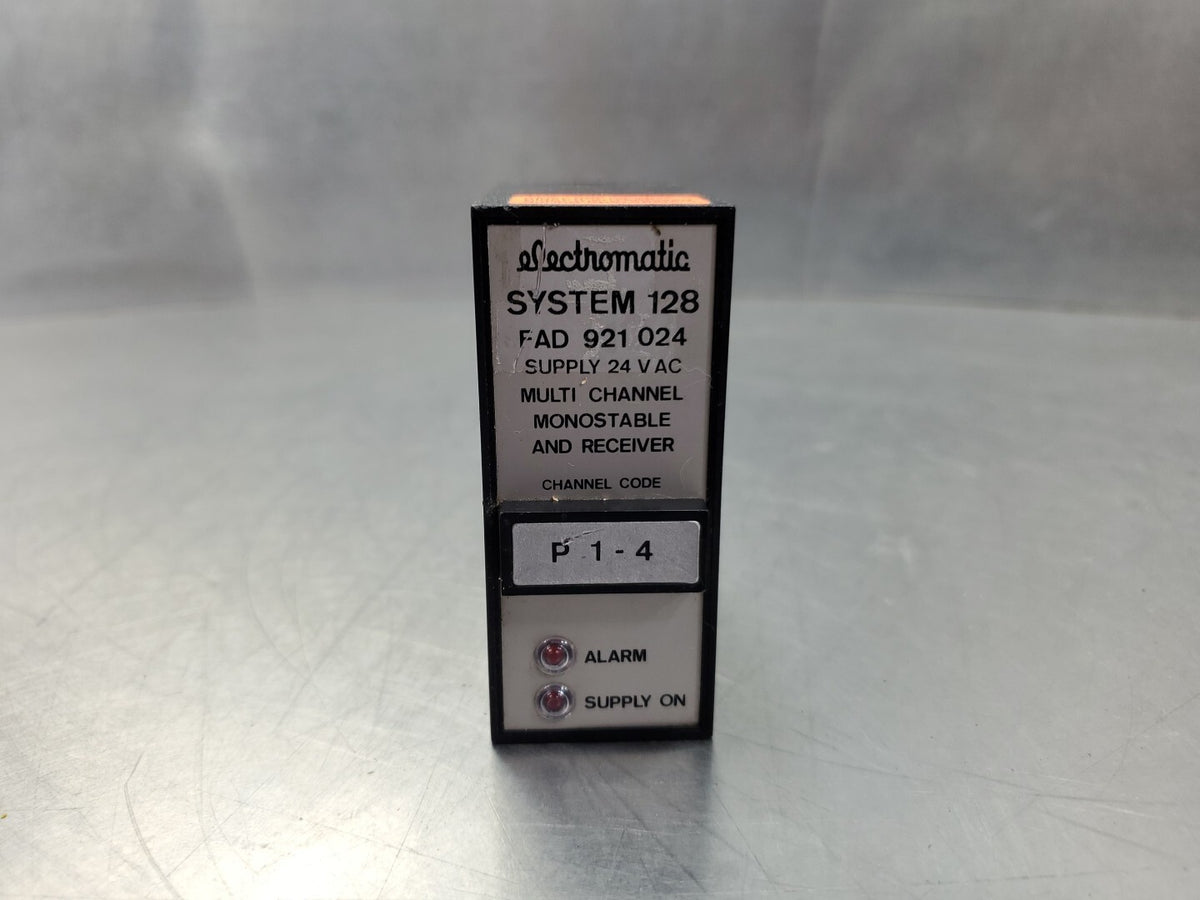 ELECTROMATIC SYSTEM 128 FAD921024 Multi-Channel Monostable &amp; Receiver      4E-26