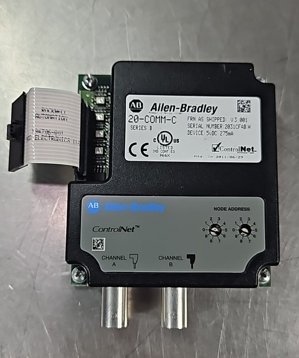 Allen-Bradley 20-COMM-C Industrial Control System.                      Loc 1A
