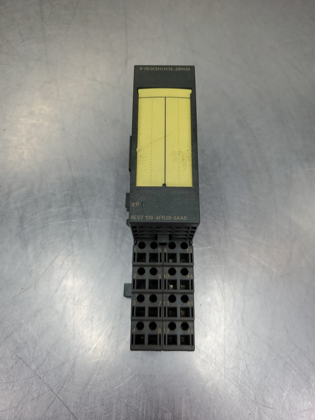 SIEMENS 6ES7138-4FR00-0AA0 24VDC POWER MODULE w/Connector Module.          3B-50