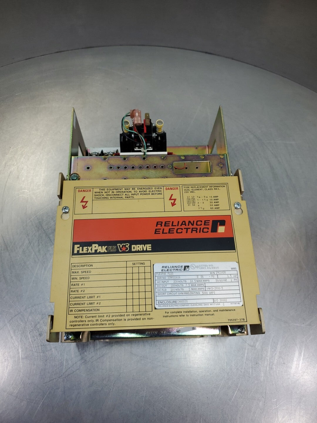 RELIANCE ELECTRIC 14C102U FLEXPAK Plus 1.5HP DRIVE                            1F
