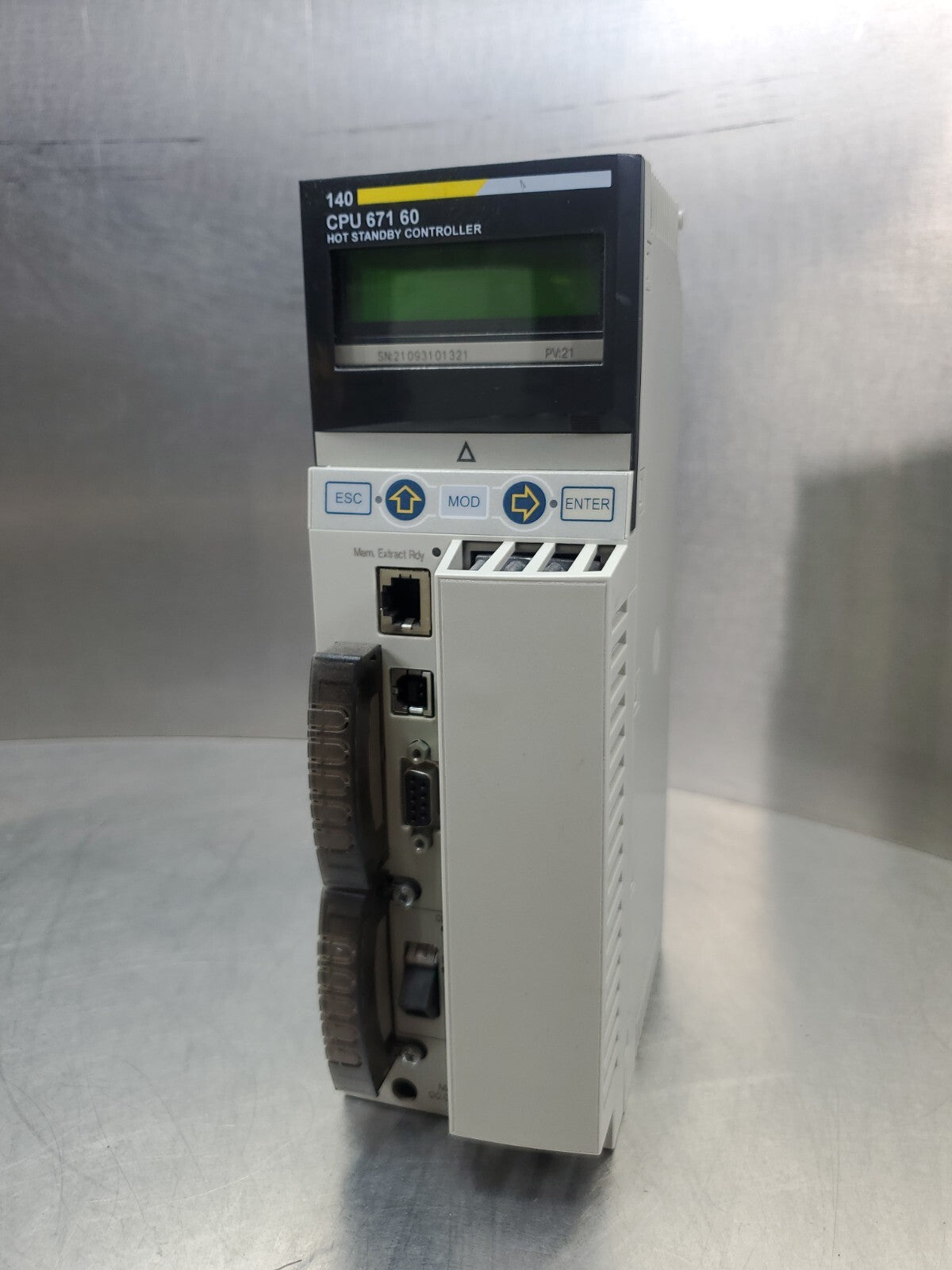 SCHNEIDER ELECTRIC 140CPU67160 QUANTUM HOT STANDBY CONTROLLER MODULE.      3A-25