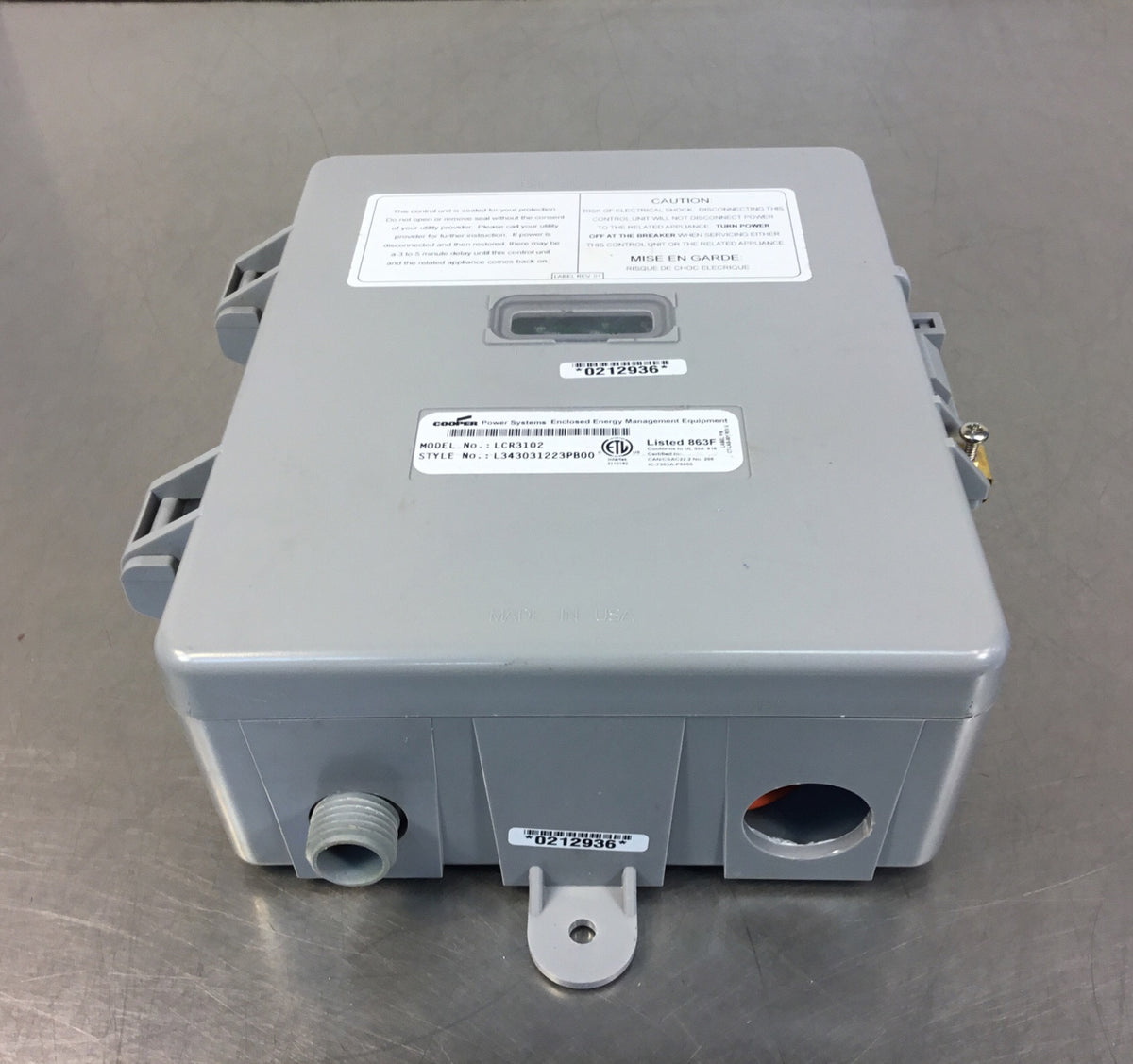 Cooper LCR3102 Power Systems Controller L343031223PB00     Loc.3A