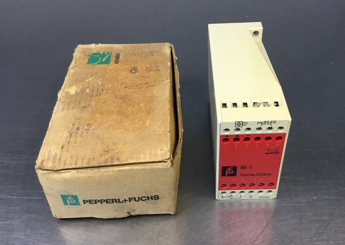 Pepperl &amp; Fuchs Part NO. 00356 RE-1 Isolator Switch Control Relay           5D-7