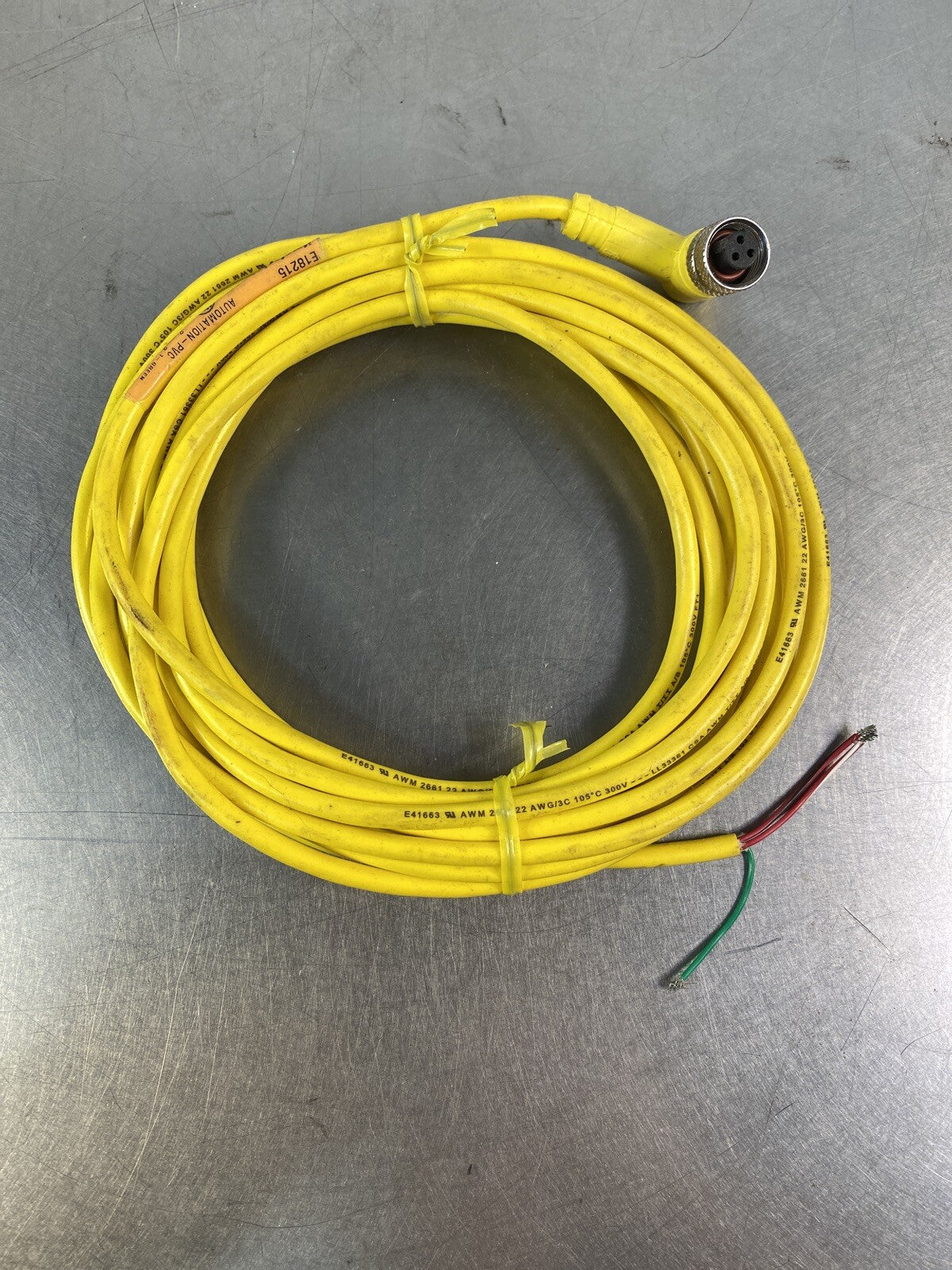 Ifm Efector E18215 250Vac Female Cordset Cable.                             5A-4