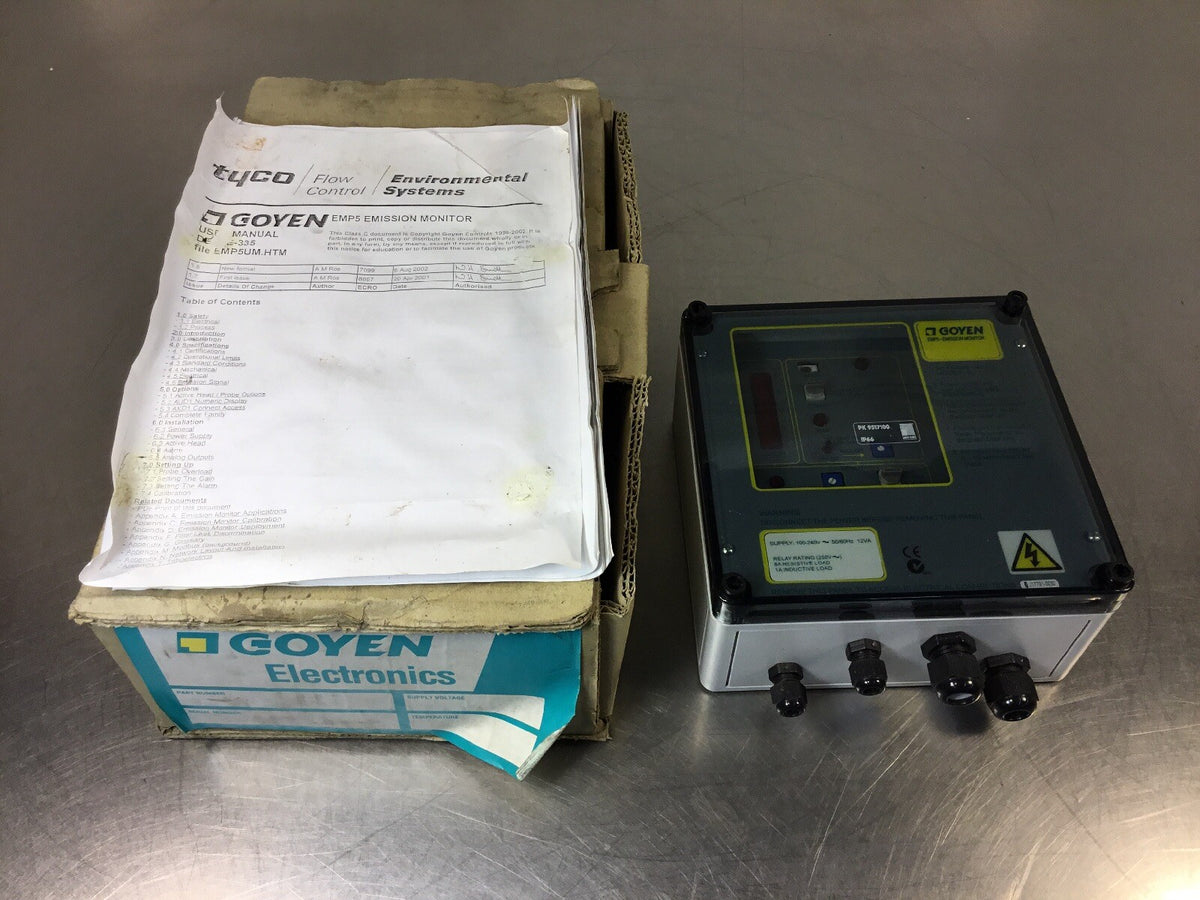 Goyen Electronics EMP5 - Emission Monitor 100-200V~ 12VA   Loc.5B