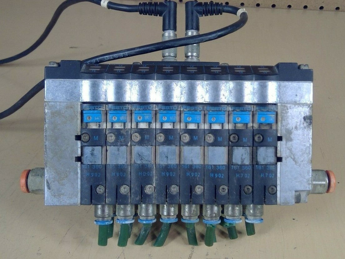 Festo CPV14-GE-FB-8 / CPV-14-VI Pneuatic Manifold/ Valve Terminal           6D-1