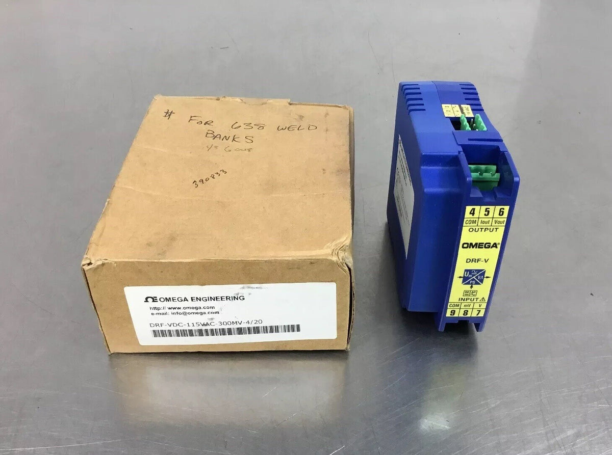 Omega DC &amp; AC Voltage Input Signal Conditioners DRF-VDC-115VAC-300MV-4/20    3C