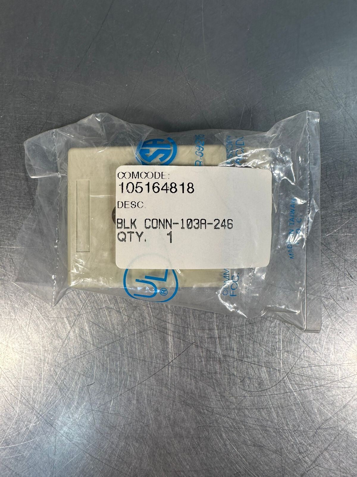 At&amp;t  Ivory Connector Block 105164818  BLK-CONN-103A-246 NEW (4D – 41)