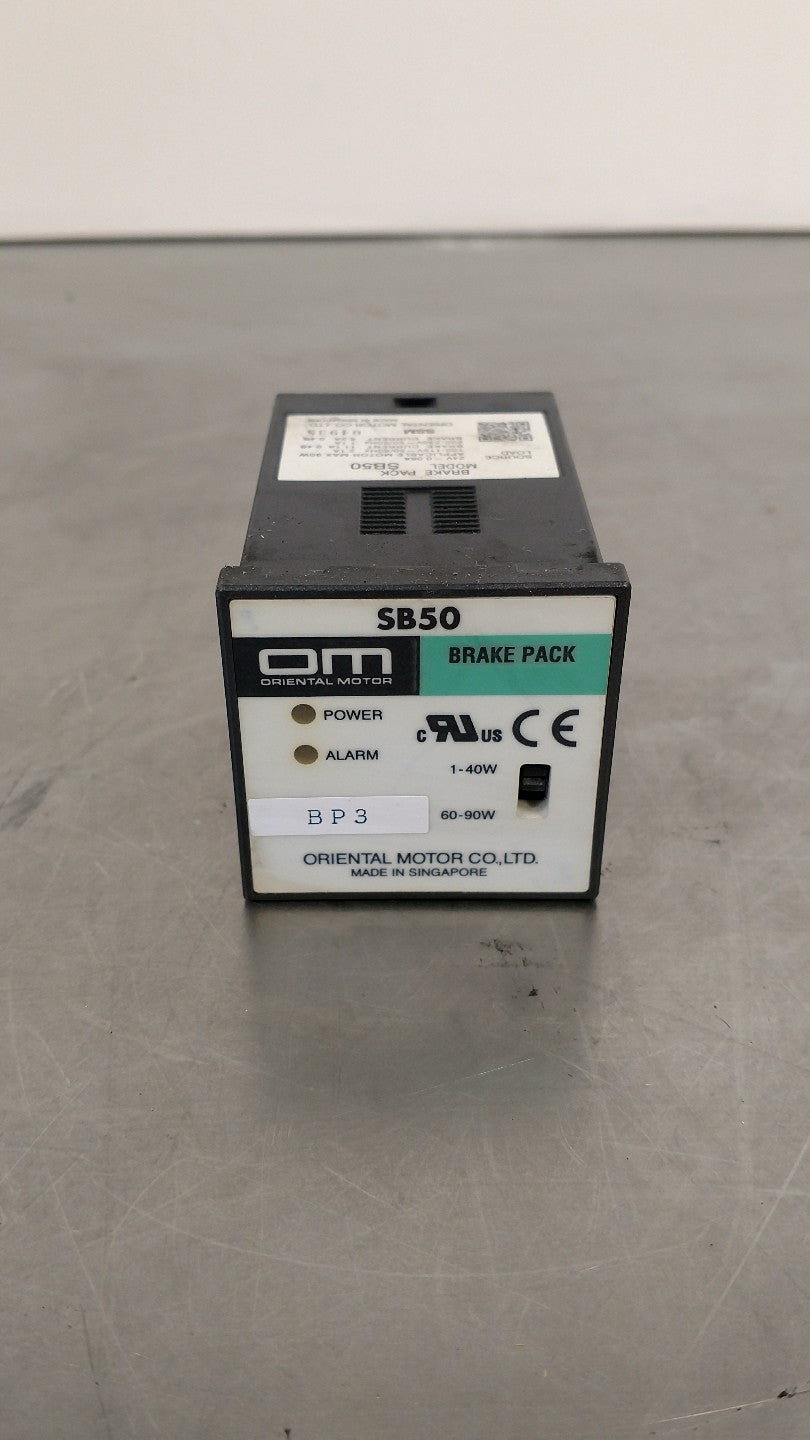 Oriental Motor SB50 Brake Pack, 24V 0.06A.                                5B-5/9