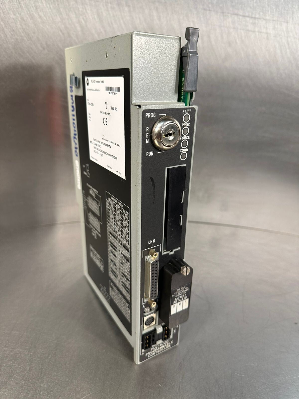 1785-L20B /E Allen Bradley PLC 5/20 Processor 1785L20B FW K.2       (7.3.4)