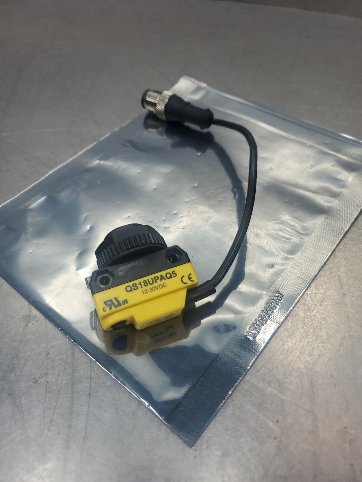 BANNER QS18UPAQ5 12-30 VDC ULTRASONIC SENSOR.                             5E-5/8
