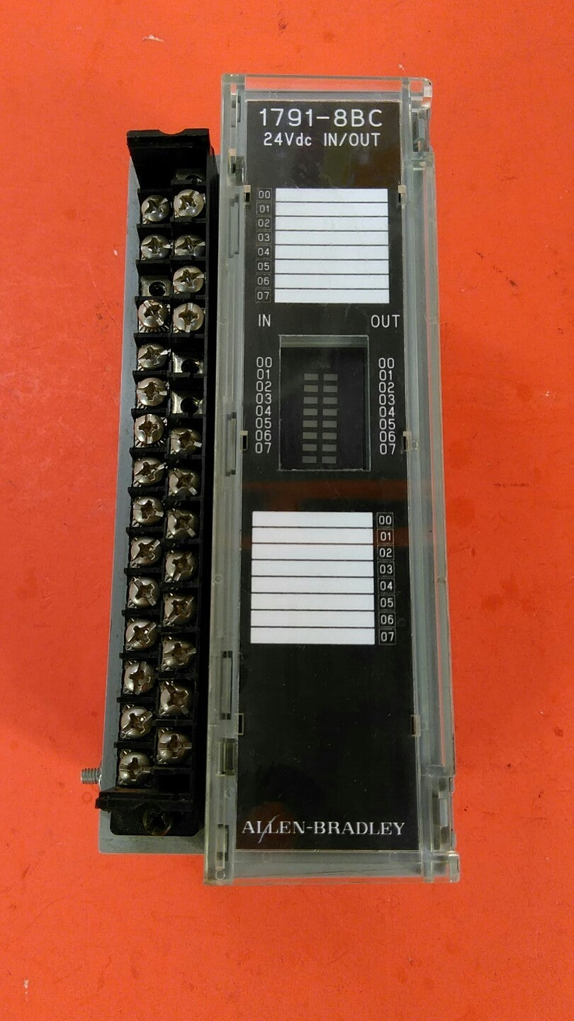 1791-8BC / B  Allen Bradley 24 VDC In/Out Module  3A