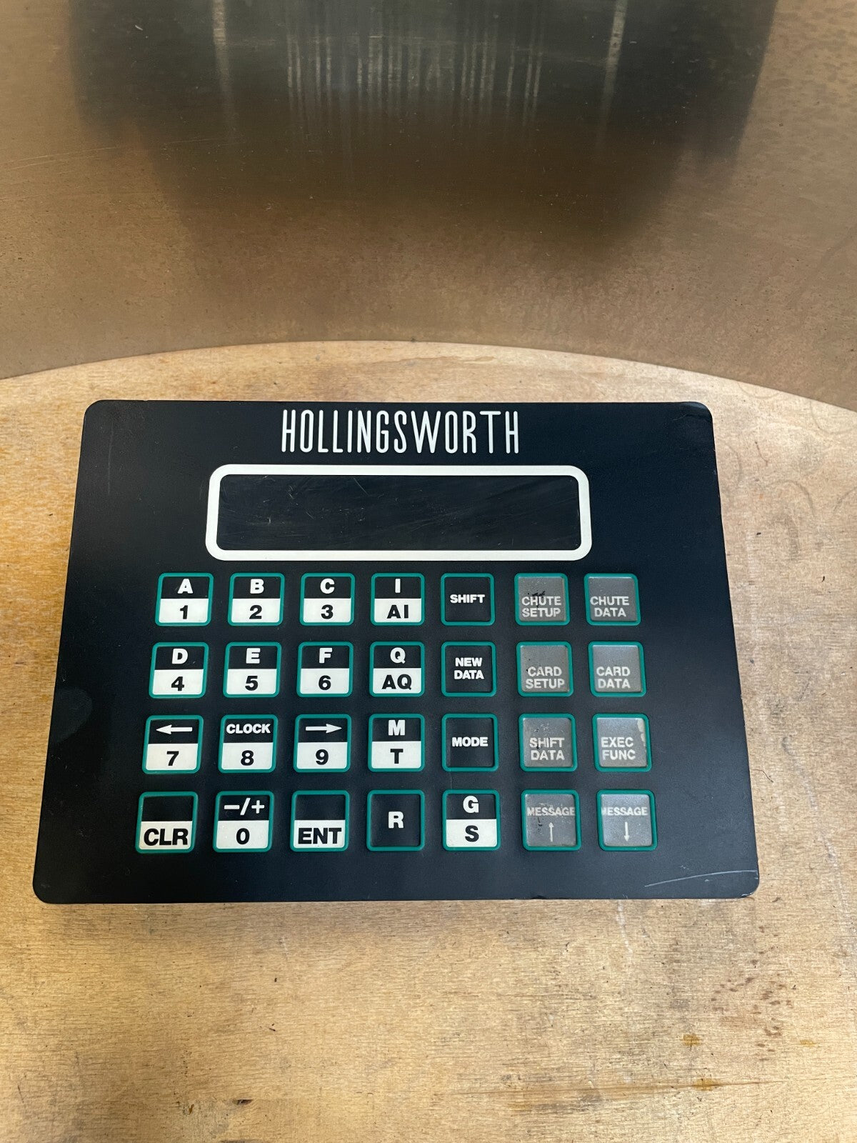 Hollingsworth ZS-3 Black &amp; White Zoid Port Operator Interface Control Panel 2B