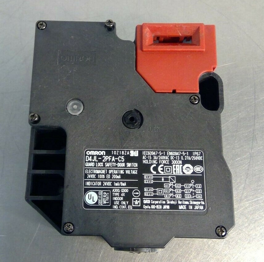 Omron D4JL-2PFA-C5 Guard Lock Safety-Door Switch                            5E-8