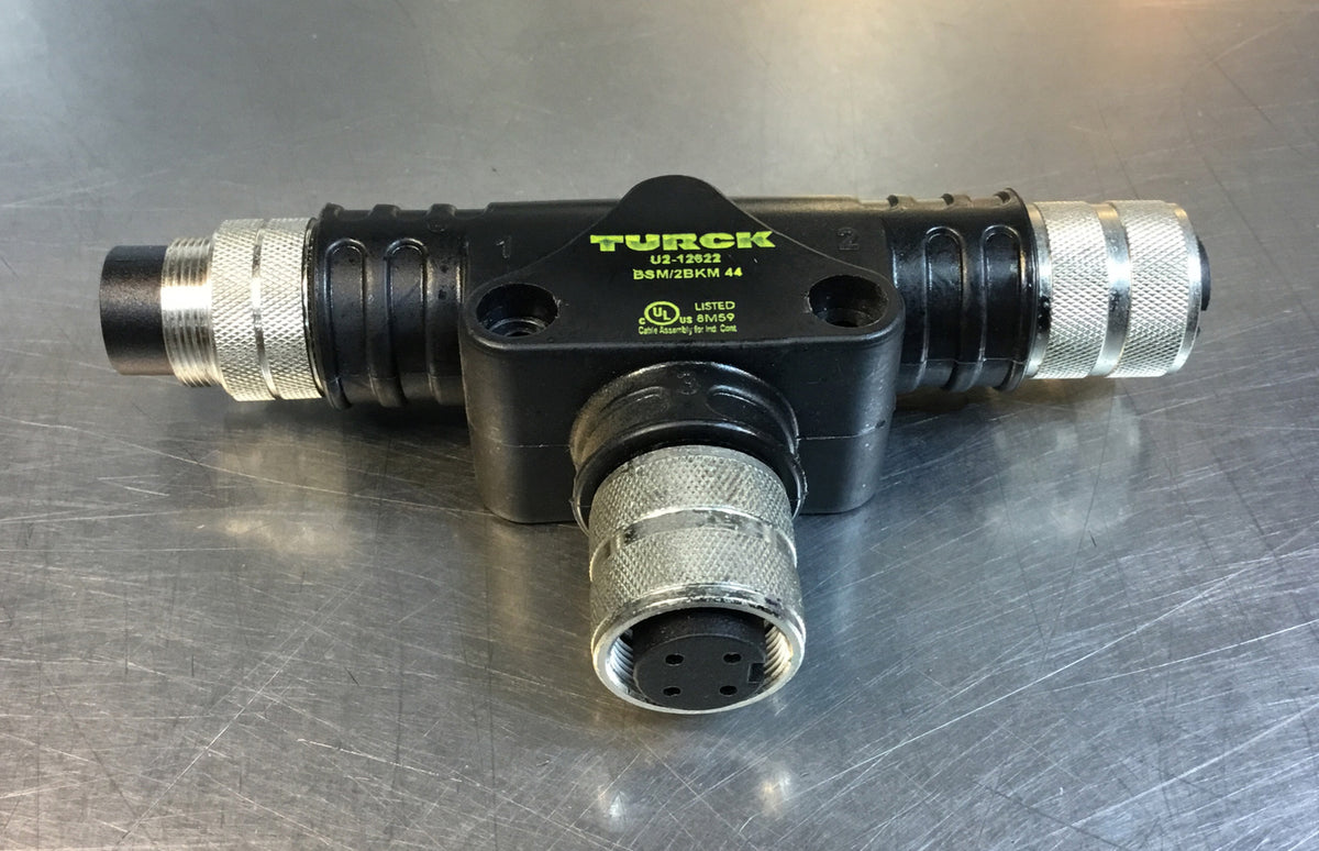Turck  BSM/2BKM 44  /  U2-12622  Connector Tee    3E-17