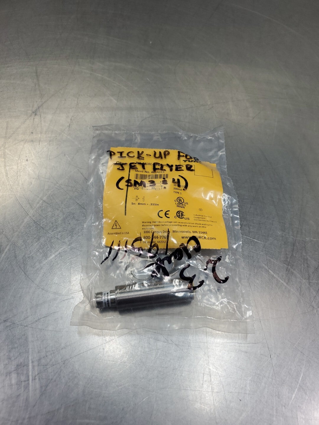 TURCK BI8-M18E-AP6X-H1141 Proximity Sensor, (Ident-No:4615011)           5E-36/8