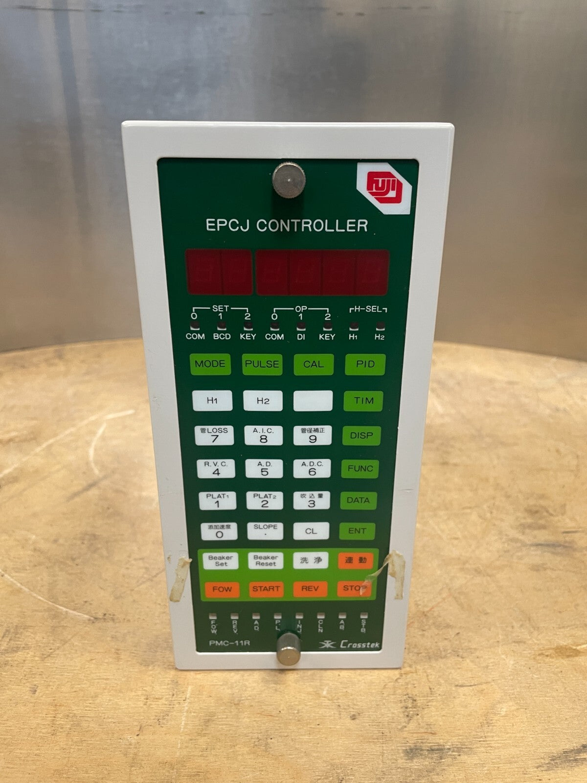 Fuji Crosstek PMC-11R Green &amp; White Power On/OFF Button EPCJ Controller